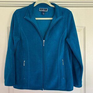 Karen Scott Sport Petites Fleece Jacket PM